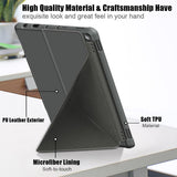 Maxbell Ultra Slim Folding Protector Case Cover For Fire HD10 2021 Auto Wake gray