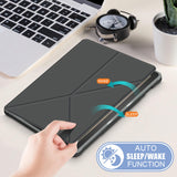 Maxbell Ultra Slim Folding Protector Case Cover For Fire HD10 2021 Auto Wake gray