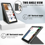 Maxbell Ultra Slim Folding Protector Case Cover For Fire HD10 2021 Auto Wake gray