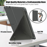 Maxbell Ultra Slim Folding Protector Case Cover For Fire HD10 2021 Auto Wake gray