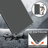 Maxbell Ultra Slim Folding Protector Case Cover For Fire HD10 2021 Auto Wake gray