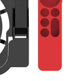 Maxbell Plastic Remote Control Cover Mount Holder for Apple TV6  Black Red