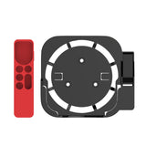 Maxbell Plastic Remote Control Cover Mount Holder for Apple TV6  Black Red