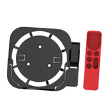 Maxbell Plastic Remote Control Cover Mount Holder for Apple TV6  Black Red