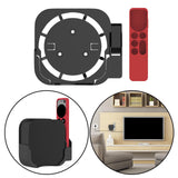 Maxbell Plastic Remote Control Cover Mount Holder for Apple TV6  Black Red