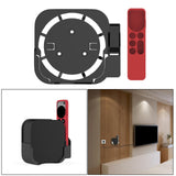 Maxbell Plastic Remote Control Cover Mount Holder for Apple TV6  Black Red