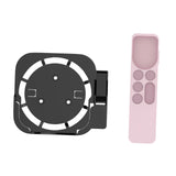 Maxbell Plastic Remote Control Cover Mount Holder for Apple TV6  Black Pink