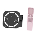 Maxbell Plastic Remote Control Cover Mount Holder for Apple TV6  Black Pink