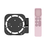 Maxbell Plastic Remote Control Cover Mount Holder for Apple TV6  Black Pink