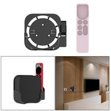 Maxbell Plastic Remote Control Cover Mount Holder for Apple TV6  Black Pink