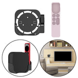 Maxbell Plastic Remote Control Cover Mount Holder for Apple TV6  Black Pink