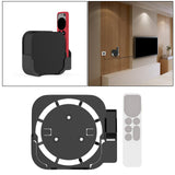 Maxbell Plastic Remote Control Cover Mount Holder for Apple TV6  Black White