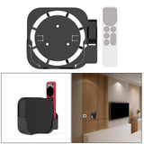 Maxbell Plastic Remote Control Cover Mount Holder for Apple TV6  Black White