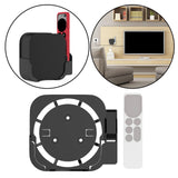 Maxbell Plastic Remote Control Cover Mount Holder for Apple TV6  Black White