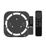 Maxbell Plastic Remote Control Cover Mount Holder for Apple TV6  Black Black