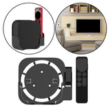 Maxbell Plastic Remote Control Cover Mount Holder for Apple TV6  Black Black