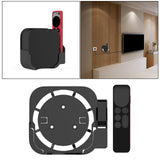Maxbell Plastic Remote Control Cover Mount Holder for Apple TV6  Black Black