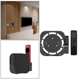 Maxbell Plastic Remote Control Cover Mount Holder for Apple TV6  Black Black