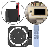 Maxbell Plastic Remote Control Cover Mount Holder for Apple TV6  Black Blue