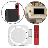 Maxbell Plastic Remote Control Cover Mount Holder for Apple TV6  White Red