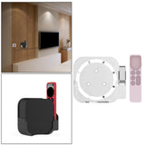 Maxbell Plastic Remote Control Cover Mount Holder for Apple TV6  White Pink