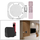 Maxbell Plastic Remote Control Cover Mount Holder for Apple TV6  White Pink
