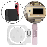 Maxbell Plastic Remote Control Cover Mount Holder for Apple TV6  White Pink