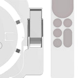 Maxbell Plastic Remote Control Cover Mount Holder for Apple TV6  White White