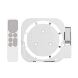 Maxbell Plastic Remote Control Cover Mount Holder for Apple TV6  White White
