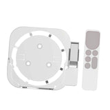 Maxbell Plastic Remote Control Cover Mount Holder for Apple TV6  White White