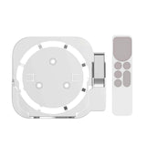 Maxbell Plastic Remote Control Cover Mount Holder for Apple TV6  White White