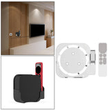 Maxbell Plastic Remote Control Cover Mount Holder for Apple TV6  White White
