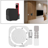 Maxbell Plastic Remote Control Cover Mount Holder for Apple TV6  White White