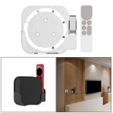Maxbell Plastic Remote Control Cover Mount Holder for Apple TV6  White White