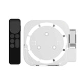 Maxbell Plastic Remote Control Cover Mount Holder for Apple TV6  White Black