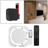 Maxbell Plastic Remote Control Cover Mount Holder for Apple TV6  White Black