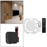 Maxbell Plastic Remote Control Cover Mount Holder for Apple TV6  White Black