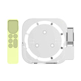 Maxbell Plastic Remote Control Cover Mount Holder for Apple TV6  White Green