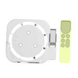 Maxbell Plastic Remote Control Cover Mount Holder for Apple TV6  White Green