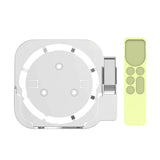 Maxbell Plastic Remote Control Cover Mount Holder for Apple TV6  White Green