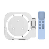 Maxbell Plastic Remote Control Cover Mount Holder for Apple TV6  White Blue