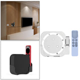 Maxbell Plastic Remote Control Cover Mount Holder for Apple TV6  White Blue