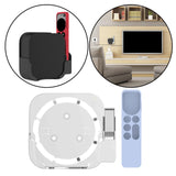 Maxbell Plastic Remote Control Cover Mount Holder for Apple TV6  White Blue