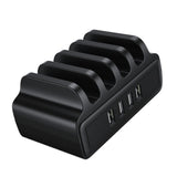 Maxbell 4-Port USB Charging Station Docking Stand Charger for Phones Tablets Black