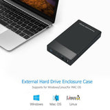 Maxbell 3.2/2.5 Inch Hard Drive Enclosure Adapter Case with Power Adapter for HDD US
