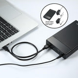Maxbell 3.2/2.5 Inch Hard Drive Enclosure Adapter Case with Power Adapter for HDD US