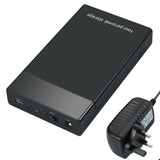 Maxbell 3.2/2.5 Inch Hard Drive Enclosure Adapter Case with Power Adapter for HDD UK