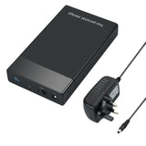 Maxbell 3.2/2.5 Inch Hard Drive Enclosure Adapter Case with Power Adapter for HDD UK