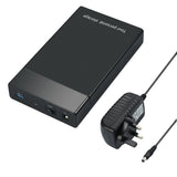 Maxbell 3.2/2.5 Inch Hard Drive Enclosure Adapter Case with Power Adapter for HDD UK