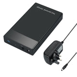 Maxbell 3.2/2.5 Inch Hard Drive Enclosure Adapter Case with Power Adapter for HDD UK